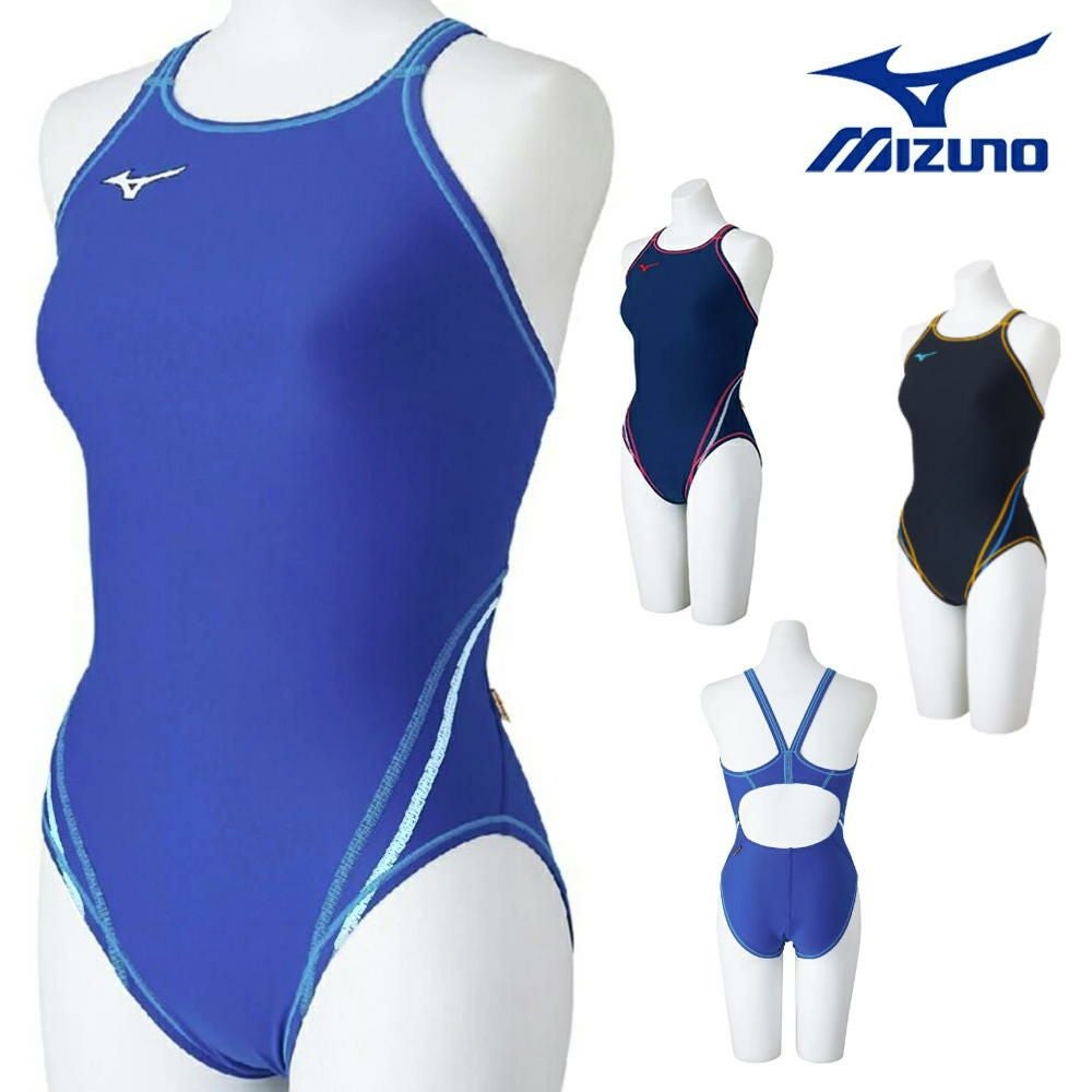ミズノMIZUNO競泳水着練習用水着レディースエクサースーツミディアムカットEXERSUITSU-Fit競泳練習水着2025年春夏モデルN2MAC262