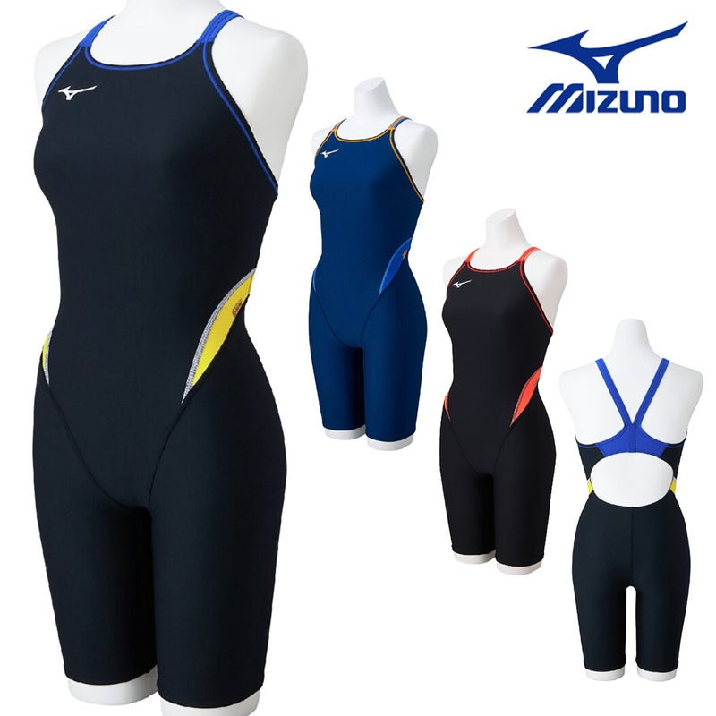 ミズノMIZUNO競泳水着練習用水着レディースエクサースーツハーフスーツオールインワンEXERSUITSU-Fit競泳練習水着2025年春夏モデルN2MGC263