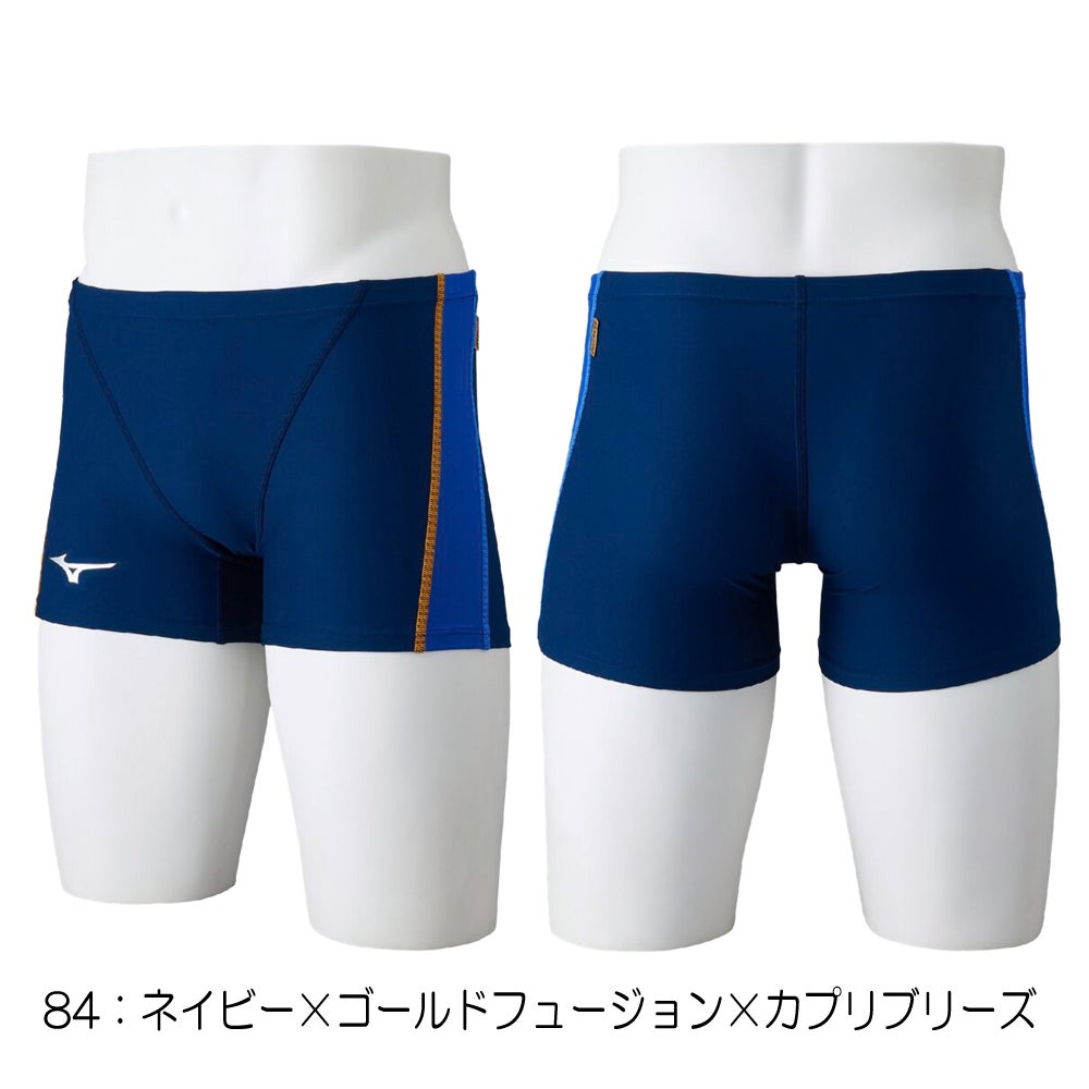 ミズノMIZUNO競泳水着練習用水着メンズエクサースーツミディアムスパッツEXERSUITSU-Fit競泳練習水着2025年春夏モデルN2MBC064