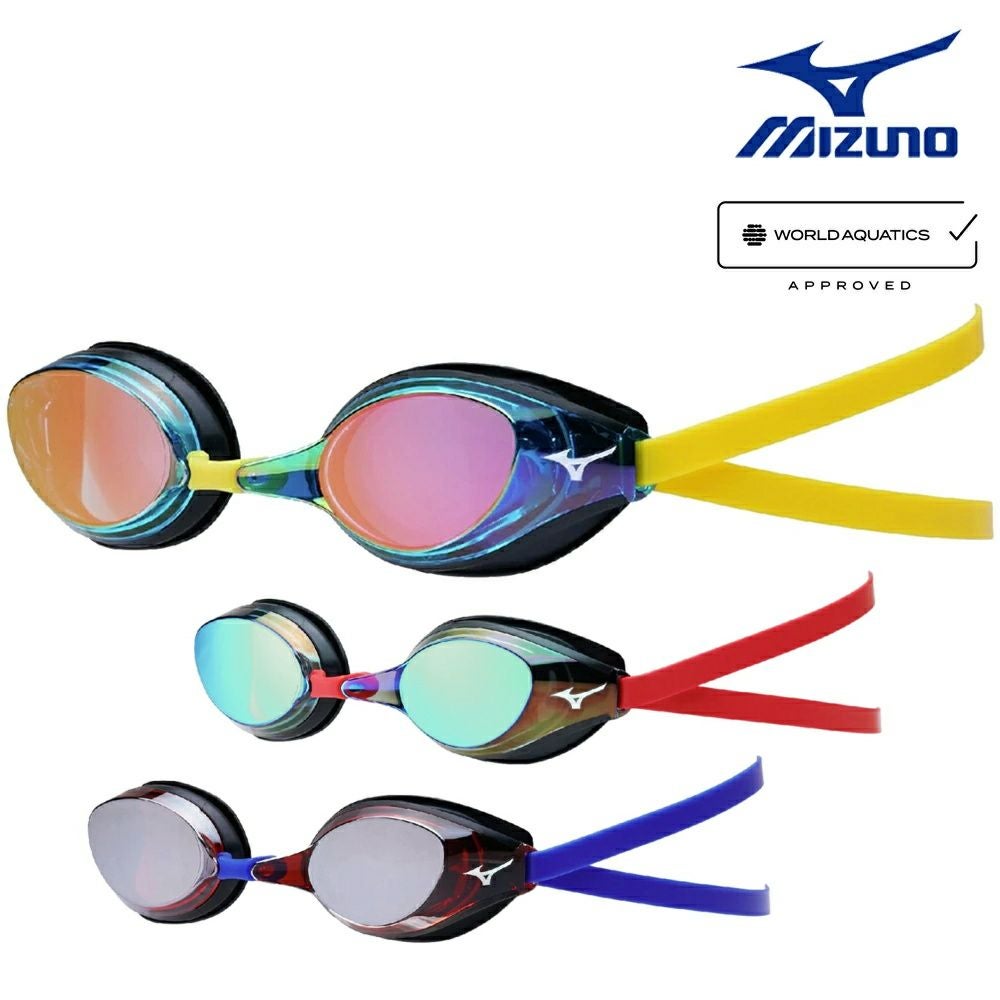 ミズノ MIZUNO 水泳 限定レーシングゴーグル アクセルアイ ミラー