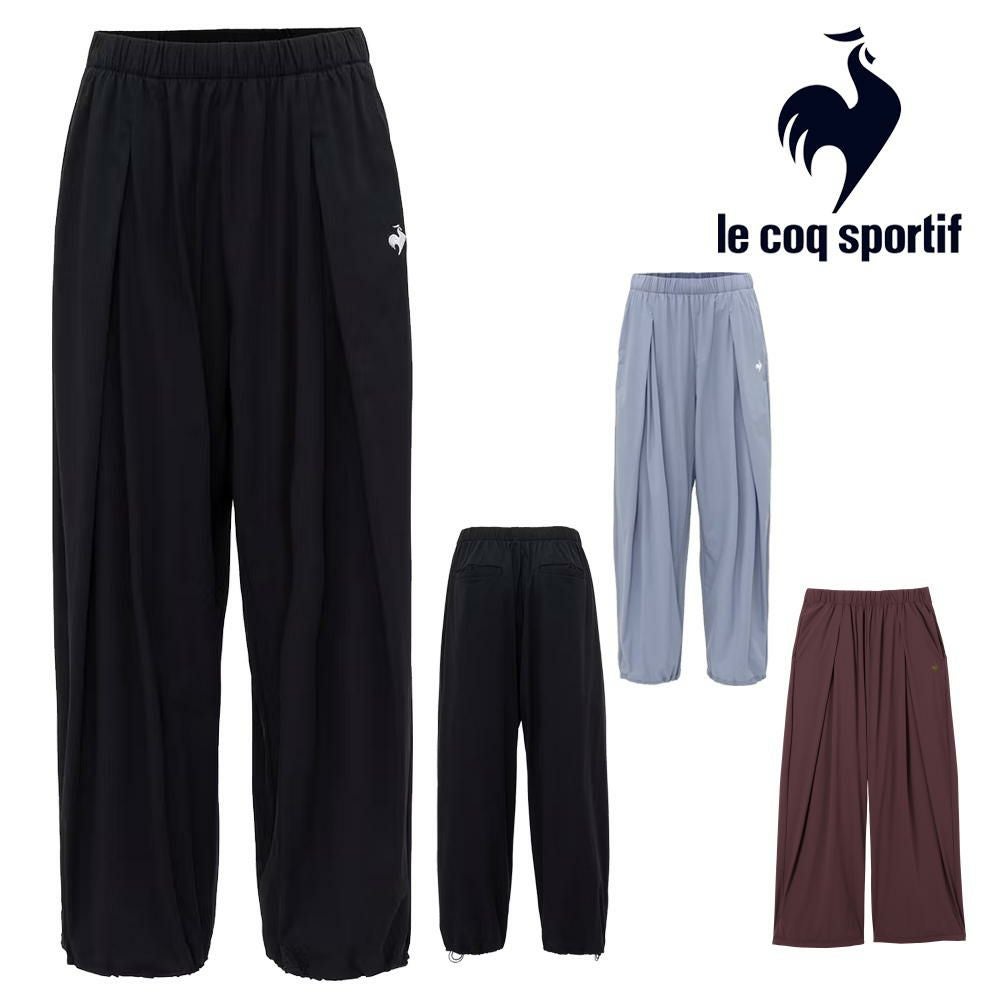ルコックスポルティフ le coq sportif 接触冷感ウーブンワイドパンツ