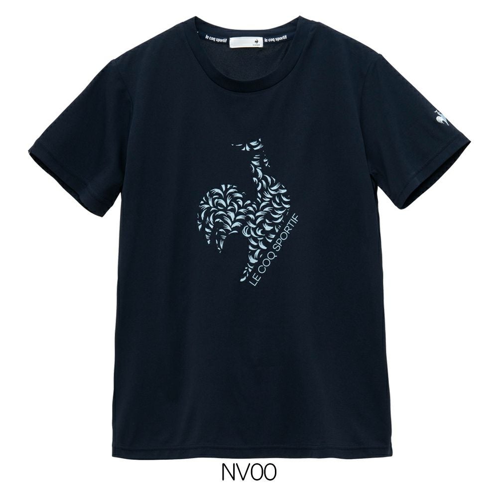 ルコックスポルティフlecoqsportifサンスクリーン半袖Tシャツレディーススポーツウェア女性2025年春夏モデルLT5SHT07L