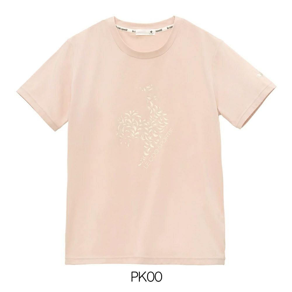 ルコックスポルティフlecoqsportifサンスクリーン半袖Tシャツレディーススポーツウェア女性2025年春夏モデルLT5SHT07L
