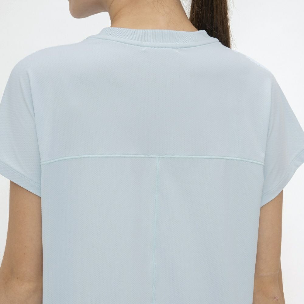 ルコックスポルティフlecoqsportif接触冷感フレンチスリーブシャツレディーススポーツウェア女性2025年春夏モデルLT5SHT09L