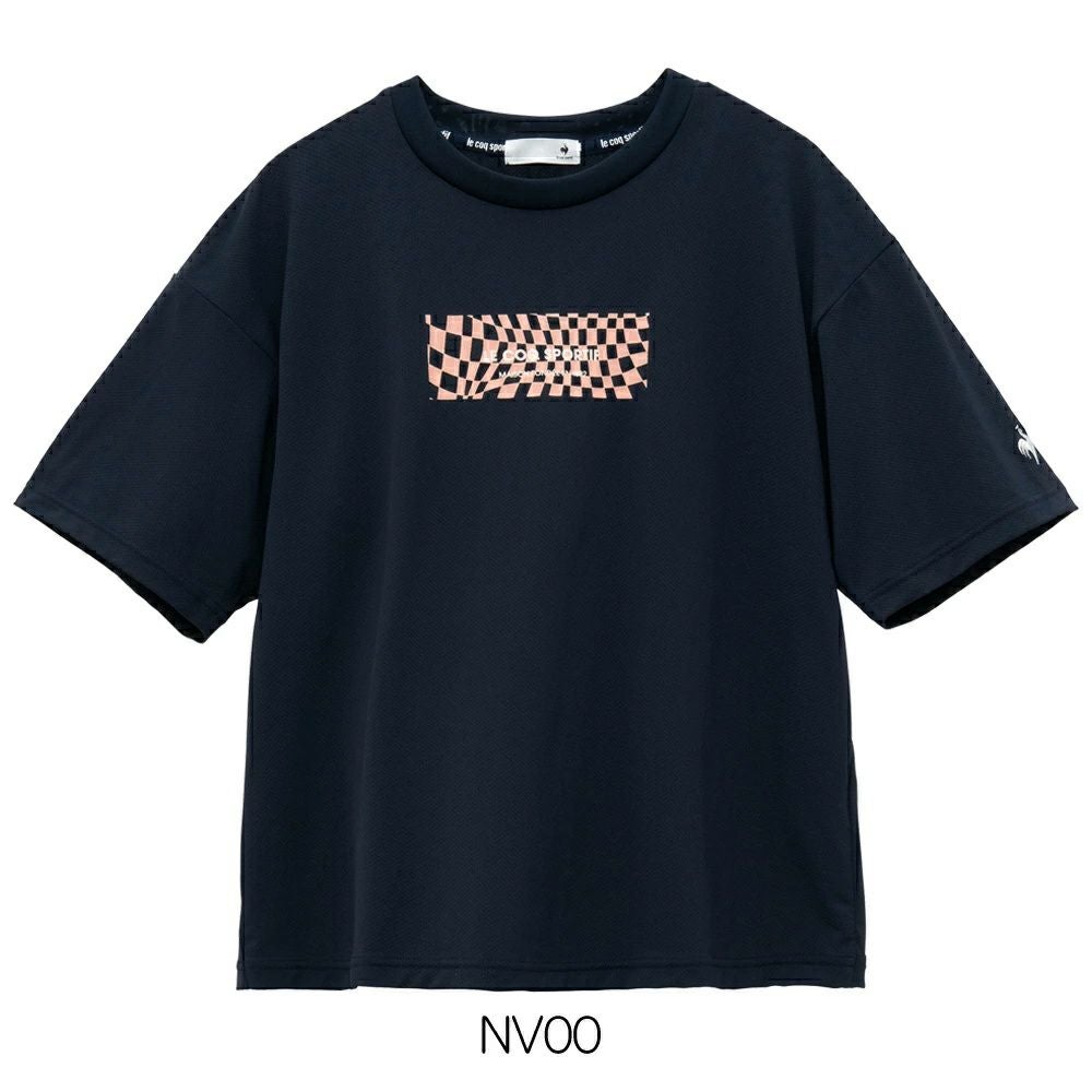 ルコックスポルティフlecoqsportif接触冷感ボックスTシャツレディーススポーツウェア女性2025年春夏モデルLT5SHT03L