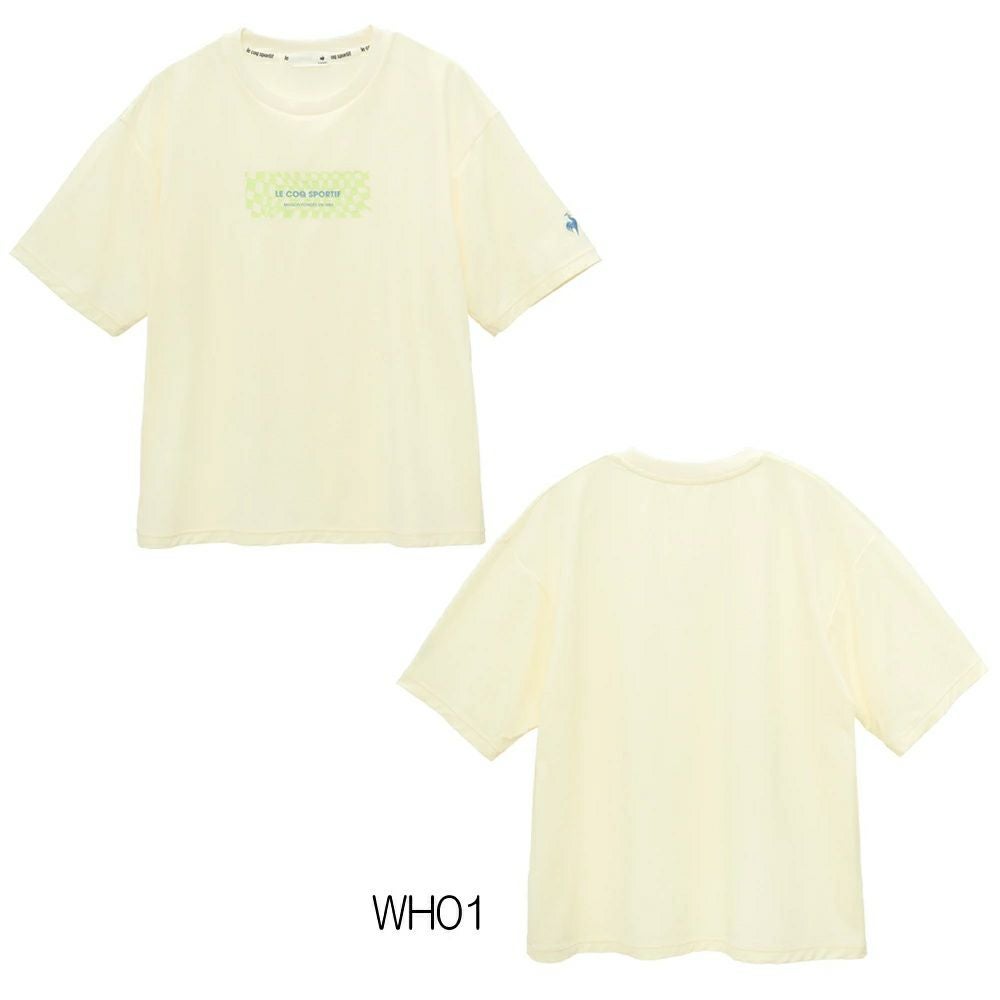 ルコックスポルティフlecoqsportif接触冷感ボックスTシャツレディーススポーツウェア女性2025年春夏モデルLT5SHT03L