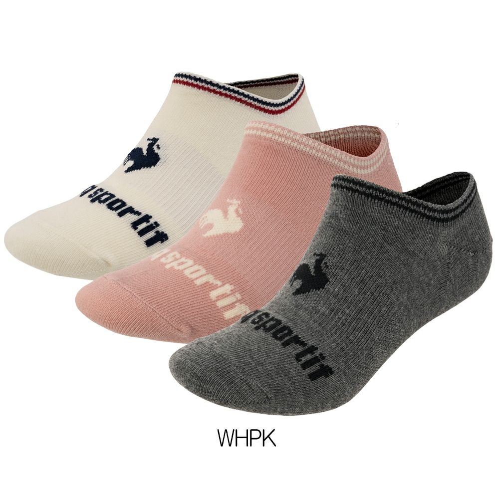 ルコックスポルティフlecoqsportif3Pソックス(スニーカー丈)スポーツジムトレーニング2025年春夏モデルLT5SSO12U