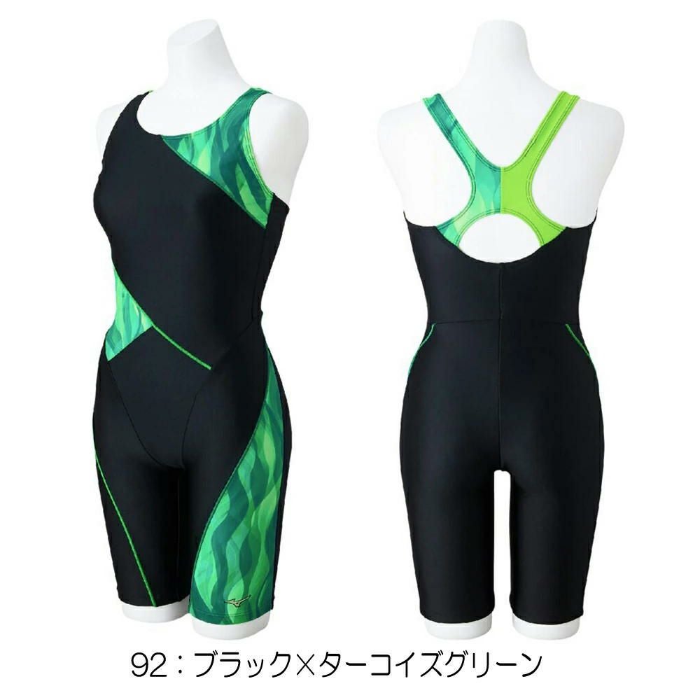 ミズノMIZUNOフィットネス水着レディースStrokeONEオールインワンパッド付き2025年春夏モデルN2JGC313