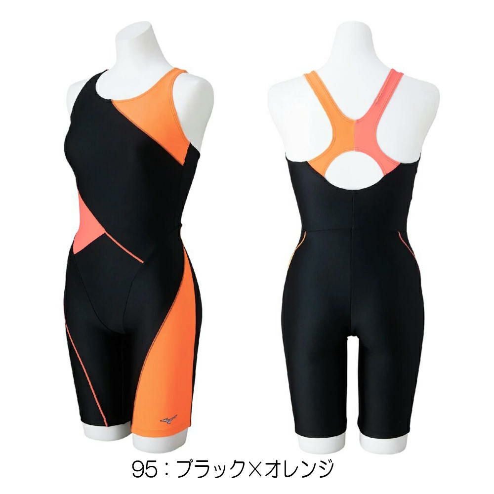 ミズノMIZUNOフィットネス水着レディースSTROKEONEオールインワンパッド付き2025年春夏モデルN2JGC302