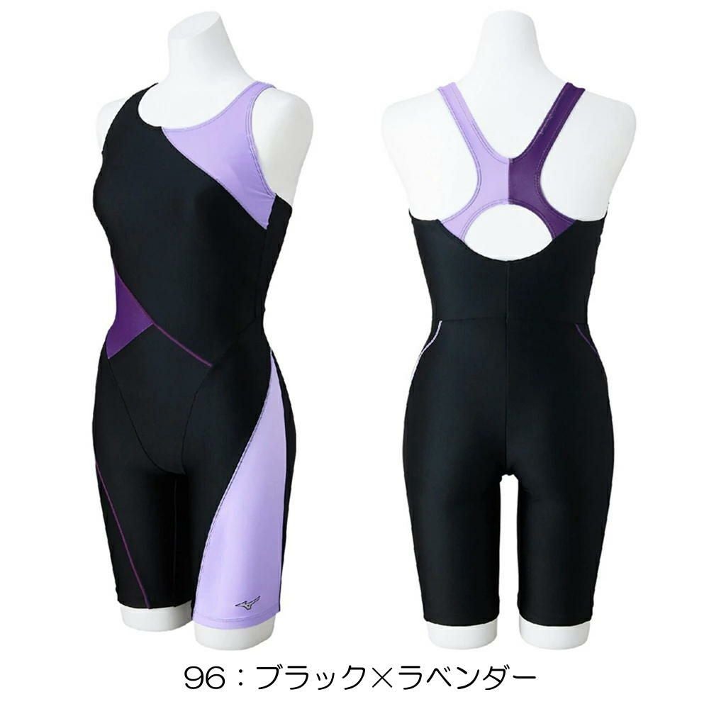 ミズノMIZUNOフィットネス水着レディースSTROKEONEオールインワンパッド付き2025年春夏モデルN2JGC302