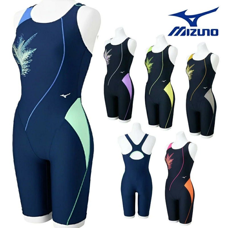 ミズノMIZUNOフィットネス水着レディースSTROKEONEオールインワンパッド付き2025年春夏モデルN2JGC310