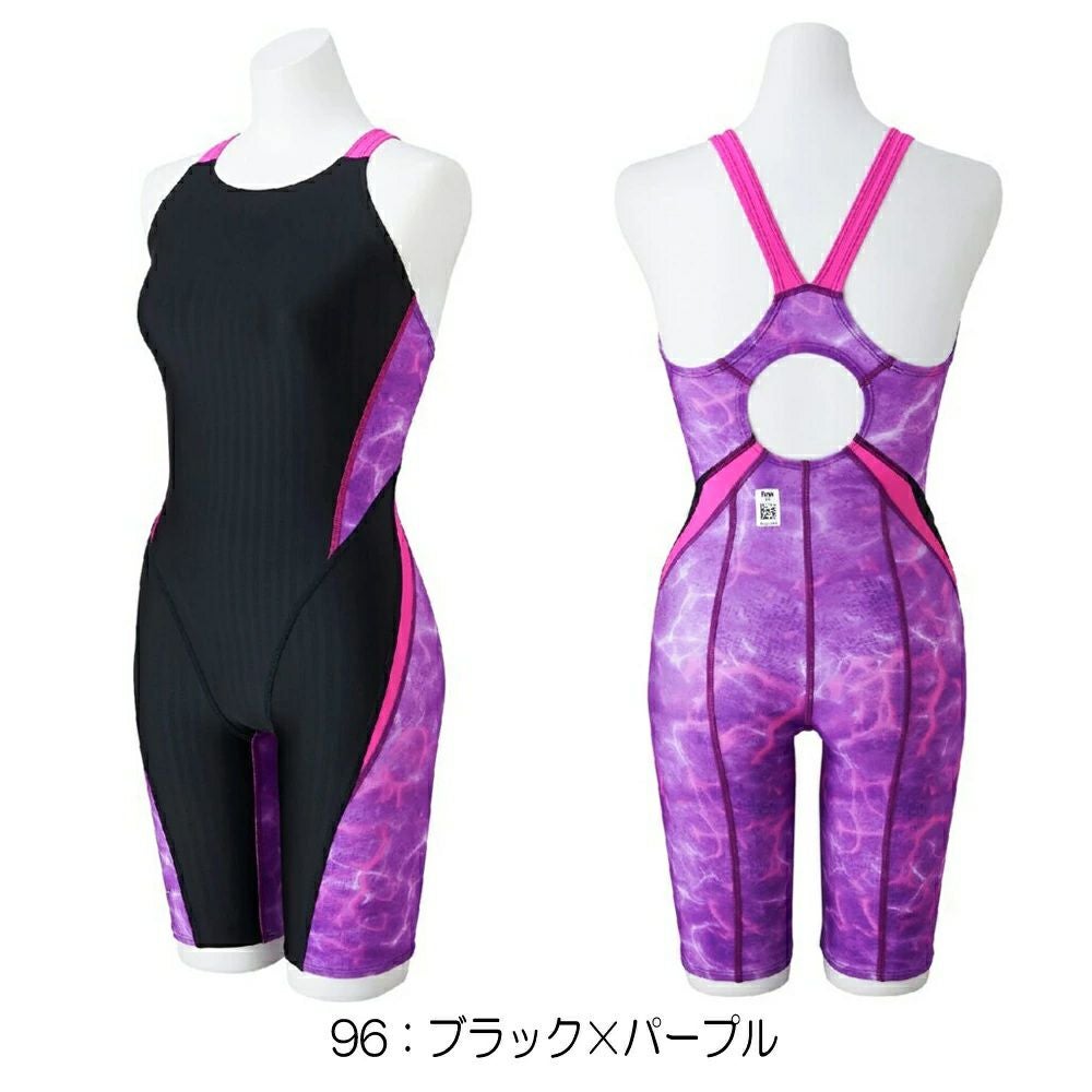 ミズノMIZUNO競泳水着レディースWA承認モデルSTREAMACEハーフスーツマスターズバックオールインワンストリームフィットA2025年春夏モデルN2MGC243finaマークあり