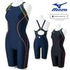 ミズノMIZUNO競泳水着レディースWA承認モデルSTLalaハーフスーツマスターズバックオールインワン2025年春夏モデルN2MGC246finaマークあり