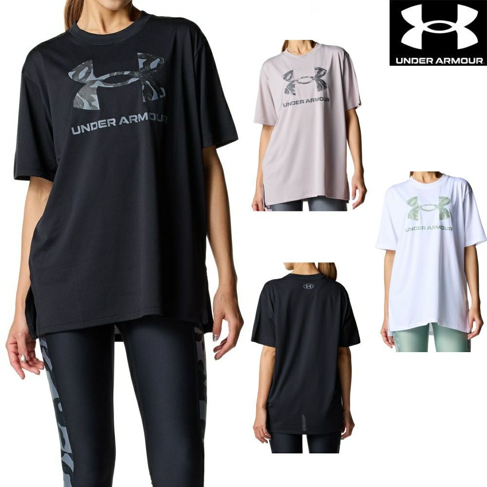 アンダーアーマーUNDERARMOURUAテックオーバーサイズショートスリーブTシャツレディーススポーツアパレルトレーニングU6001329