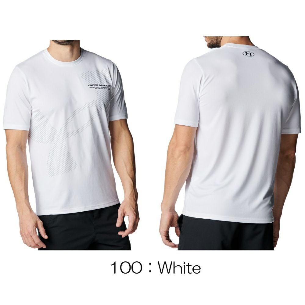 アンダーアーマーUNDERARMOURUAテックエクストララージロゴショートスリーブTシャツメンズスポーツアパレルトレーニングU6003948