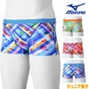 ミズノMIZUNO競泳水着練習用水着ジュニア男子エクサースーツショートスパッツEXERSUITSU-FitRiCollection池江璃花子競泳練習水着2025年春夏モデルN2MBC465