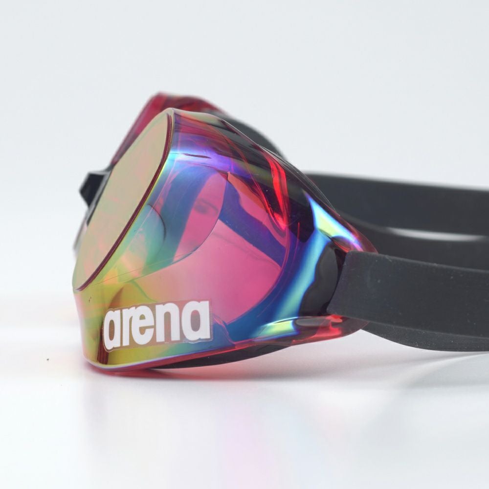 スイムゴーグルアリーナARENA水泳アクアフォーススイフトAレーシングゴーグルミラーレンズスワイプくもり止めWA承認AGL-O400MS