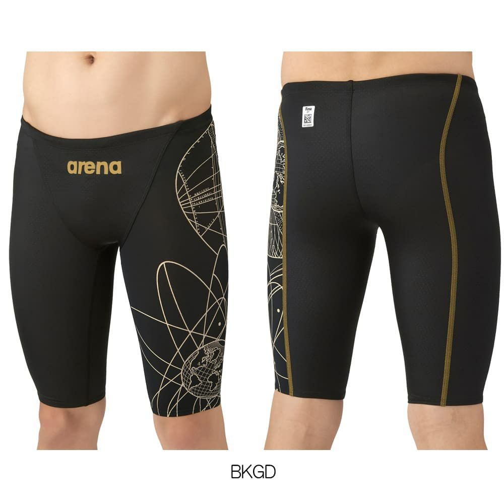 アリーナARENA競泳水着メンズWA承認モデルレーシングスパッツハーフレッグAQUAADVANCEDAQUAXTREME2025年秋冬モデルAS5FRC22Mfinaマークあり