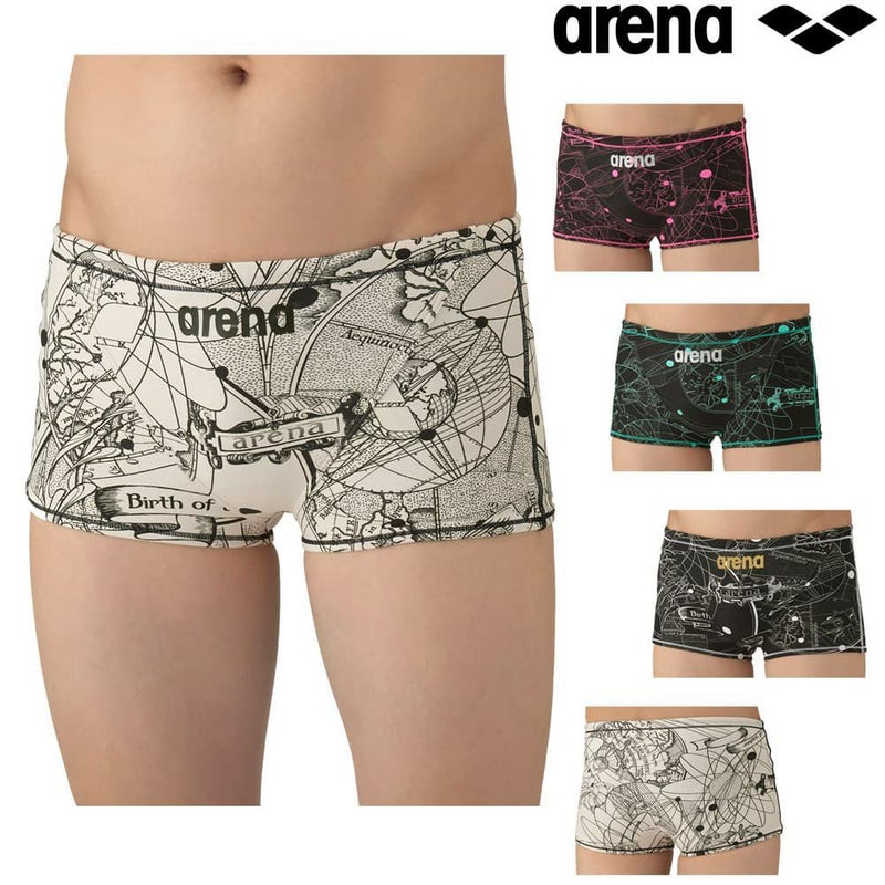 アリーナARENA競泳水着練習用水着メンズトレーニングスパッツショートレッグタフスーツタフスキンEP競泳練習水着2025年秋冬モデルAS5FWM08M