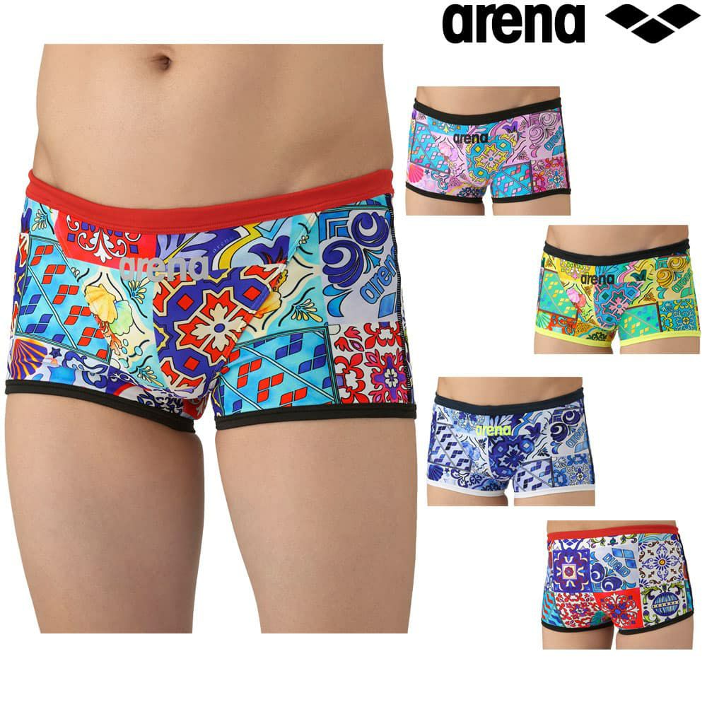 アリーナARENA競泳水着練習用水着メンズトレーニングスパッツショートレッグタフスーツタフスキンT2E競泳練習水着2025年秋冬モデルAS5FWM21M