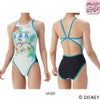 アリーナARENA競泳水着練習用水着ジュニア女子トレーニングワンピースオープンバックディズニー“ドナルド・ダック”“ヒューイ・デューイ・ルーイ”タフスーツ競泳練習水着2025年秋冬モデルAS5FWM52G