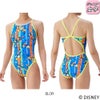 アリーナARENA競泳水着練習用水着ジュニア女子トレーニングワンピースオープンバックディズニー“ドナルド・ダック”“ヒューイ・デューイ・ルーイ”タフスーツ競泳練習水着2025年秋冬モデルAS5FWM53G