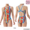 アリーナARENA競泳水着練習用水着ジュニア女子トレーニングワンピースオープンバックディズニー“ドナルド・ダック”“ヒューイ・デューイ・ルーイ”タフスーツ競泳練習水着2025年秋冬モデルAS5FWM53G