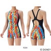 アリーナARENA競泳水着練習用水着レディーストレーニングワンピーススパッツオープンバックミドルレッグオールインワンディズニー“ドナルド・ダック”“ヒューイ・デューイ・ルーイ”タフスーツ競泳練習水着2025年秋冬モデルAS5FWM54L