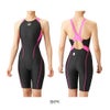 アリーナARENA競泳水着レディースfina承認セイフリーバックスパッツ着やストラップオールインワンAQUARACINGAQUASTRIPE-DARN-2050Wfinaマークあり