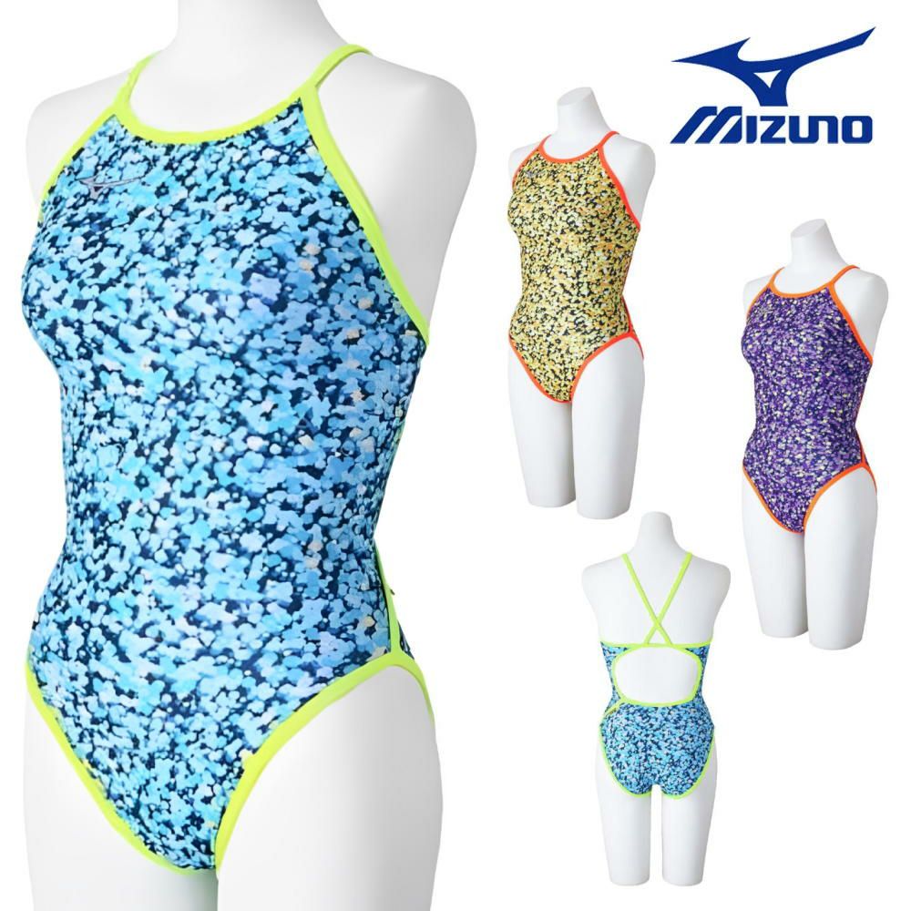 ミズノMIZUNO競泳水着練習用水着レディースエクサースーツミディアムカットEXERSUITSU-FitRiCollection池江璃花子競泳練習水着2025年春夏モデルN2MAC769