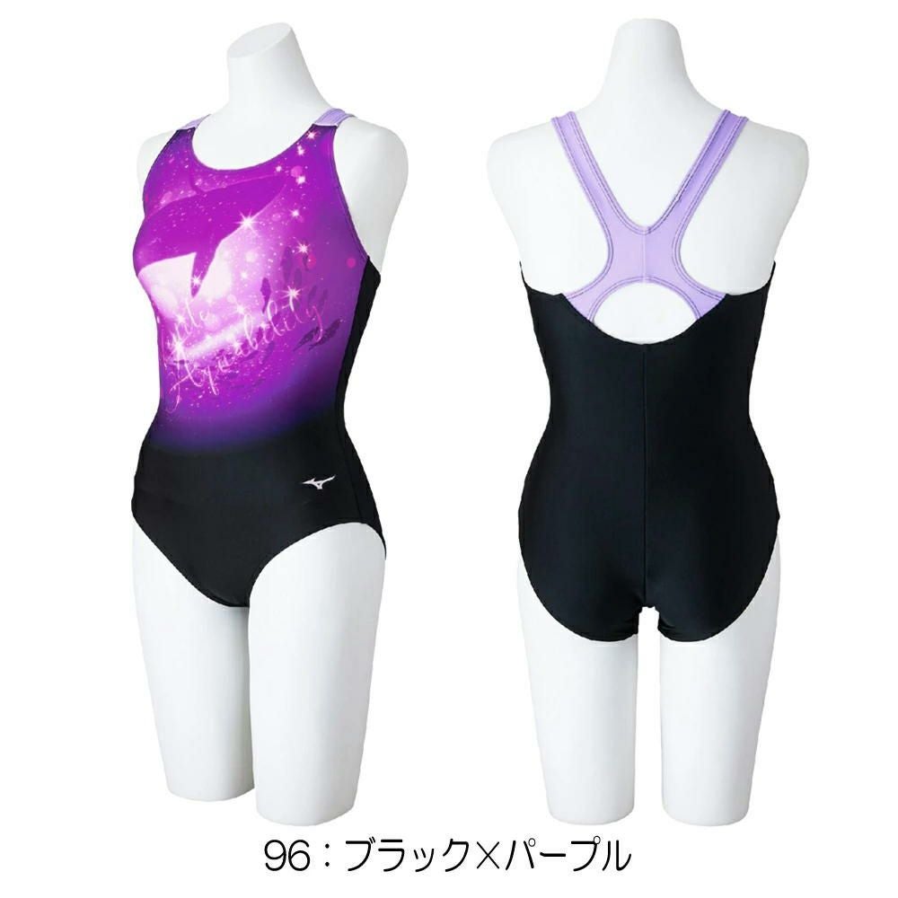 ミズノMIZUNOフィットネス水着レディースSTROKEONEワンピースパッド付き2025年春夏モデルN2JAC804