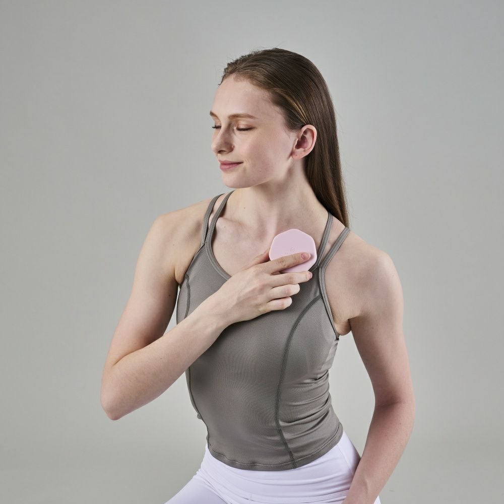 MIVIOSミヴィオスヘッドスパブラシパウダーピンクソフトマッサージアルインコALINCOフィットネスエクササイズストレッチマッサージMVS200P