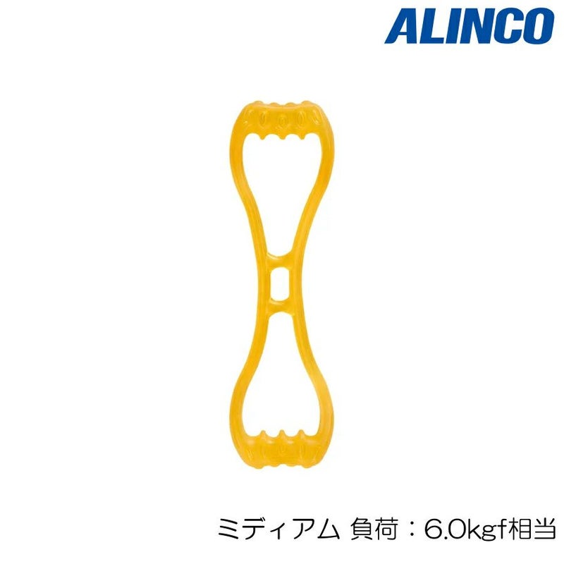 ALINCOアルインコグリップチューブミディアム負荷：6.0kgf相当オレンジフィットネスエクササイズWBF314D