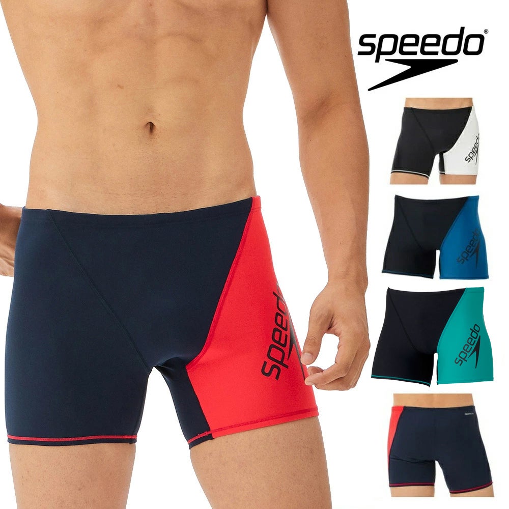 スピードSPEEDO競泳水着メンズ練習用パネルフリージリーターンズハーフボックスENDURANCEECO競泳練習水着ST52303