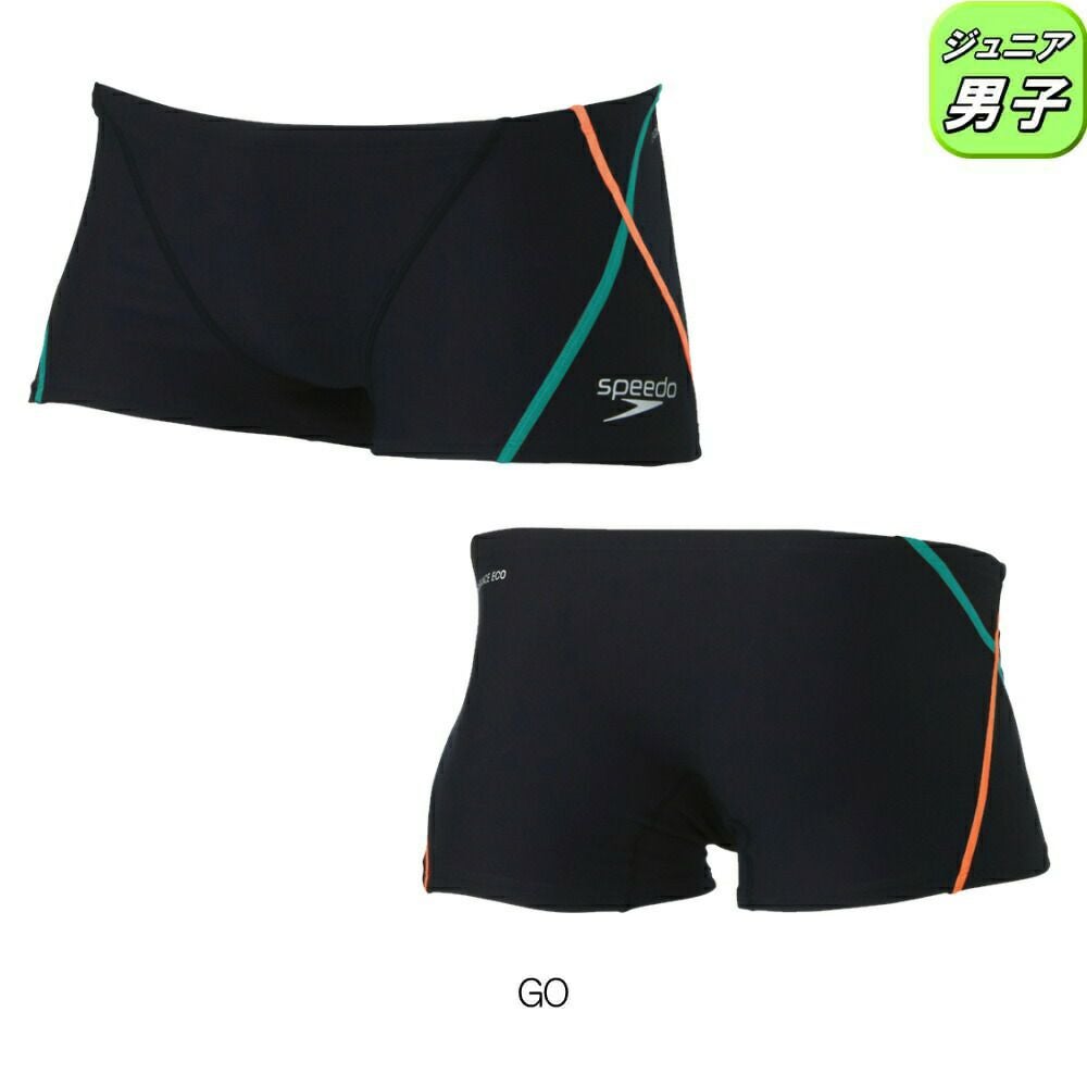 スピードSPEEDO競泳水着ジュニア男子練習用プッシュアップターンズボックスENDURANCEECO競泳練習水着STB52301