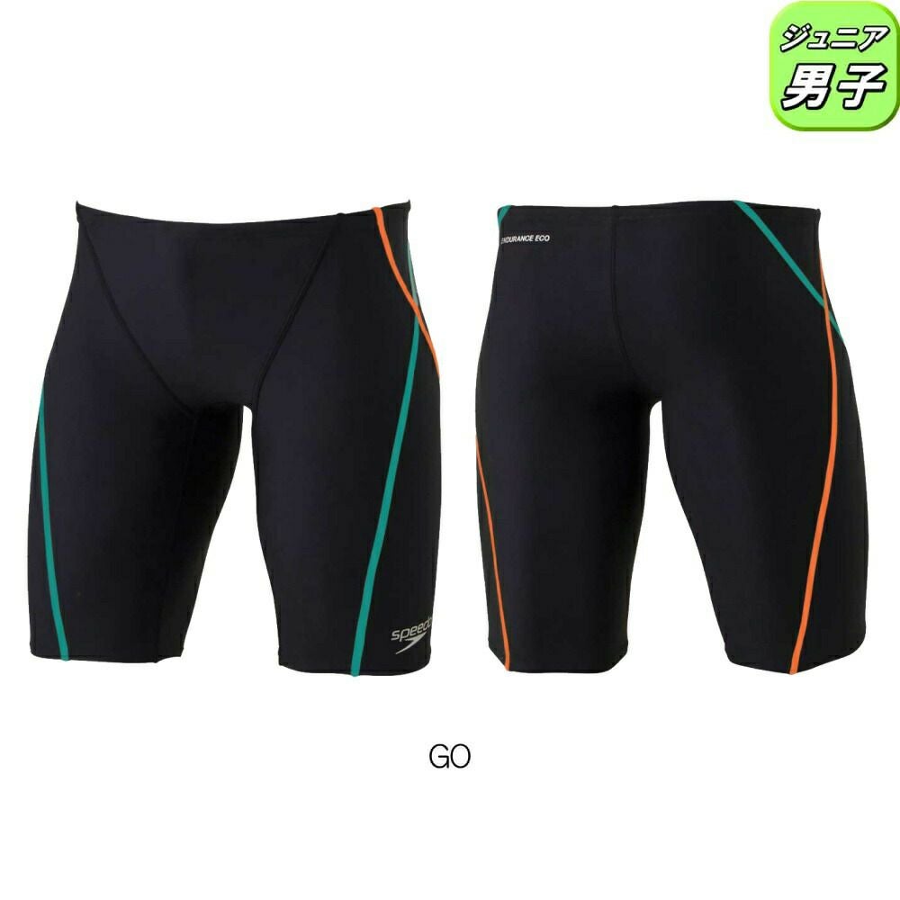 スピードSPEEDO競泳水着ジュニア男子練習用プッシュアップターンズジャマーENDURANCEECO競泳練習水着STB62301