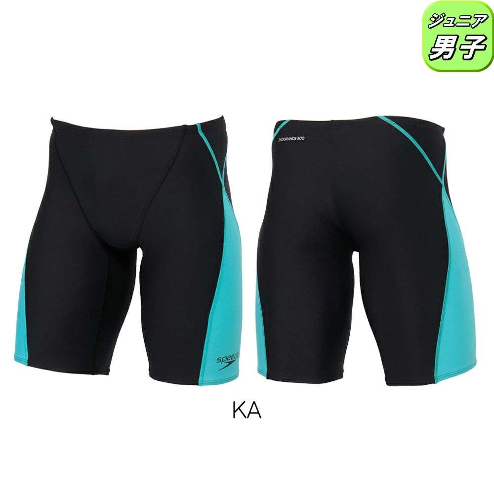 スピードSPEEDO競泳水着ジュニア男子練習用プッシュアップターンズジャマーENDURANCEECO競泳練習水着STB62301