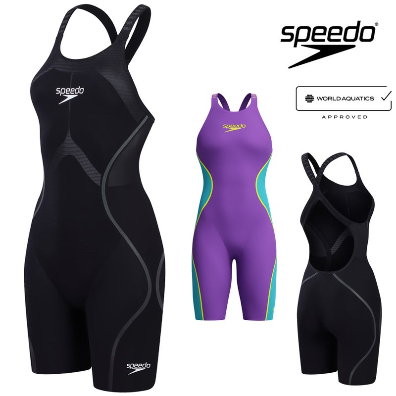 スピードSPEEDO競泳水着レディースFASTSKINLZRPureIntent2.0ファストスキンレーザーピュアインテントウィメンズオープンバックニースキンWA承認モデル短距離向き高速水着SCW12401Ffinaマークあり