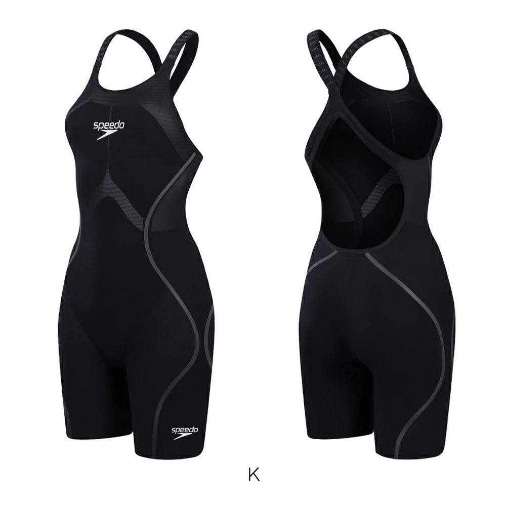 スピードSPEEDO競泳水着レディースFASTSKINLZRPureIntent2.0ファストスキンレーザーピュアインテントウィメンズオープンバックニースキンWA承認モデル短距離向き高速水着SCW12401Ffinaマークあり