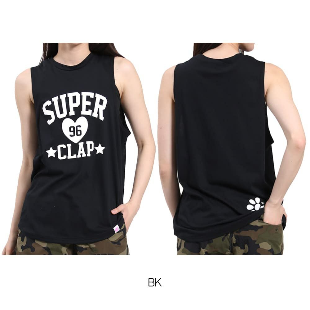 クラップCLAPスーパークラップトレーニングタンクレディーススポーツアパレルトレーニングフィットネス女性CTS25040