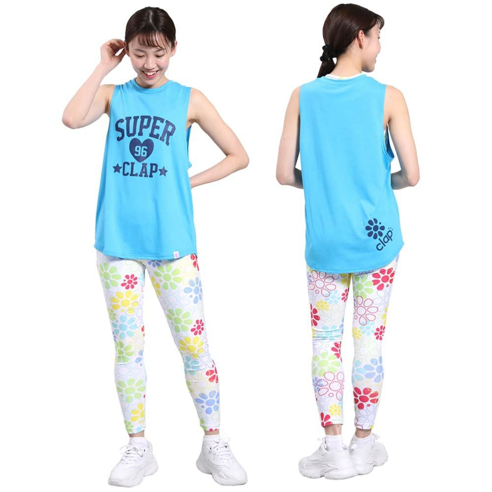 クラップCLAPスーパークラップトレーニングタンクレディーススポーツアパレルトレーニングフィットネス女性CTS25040