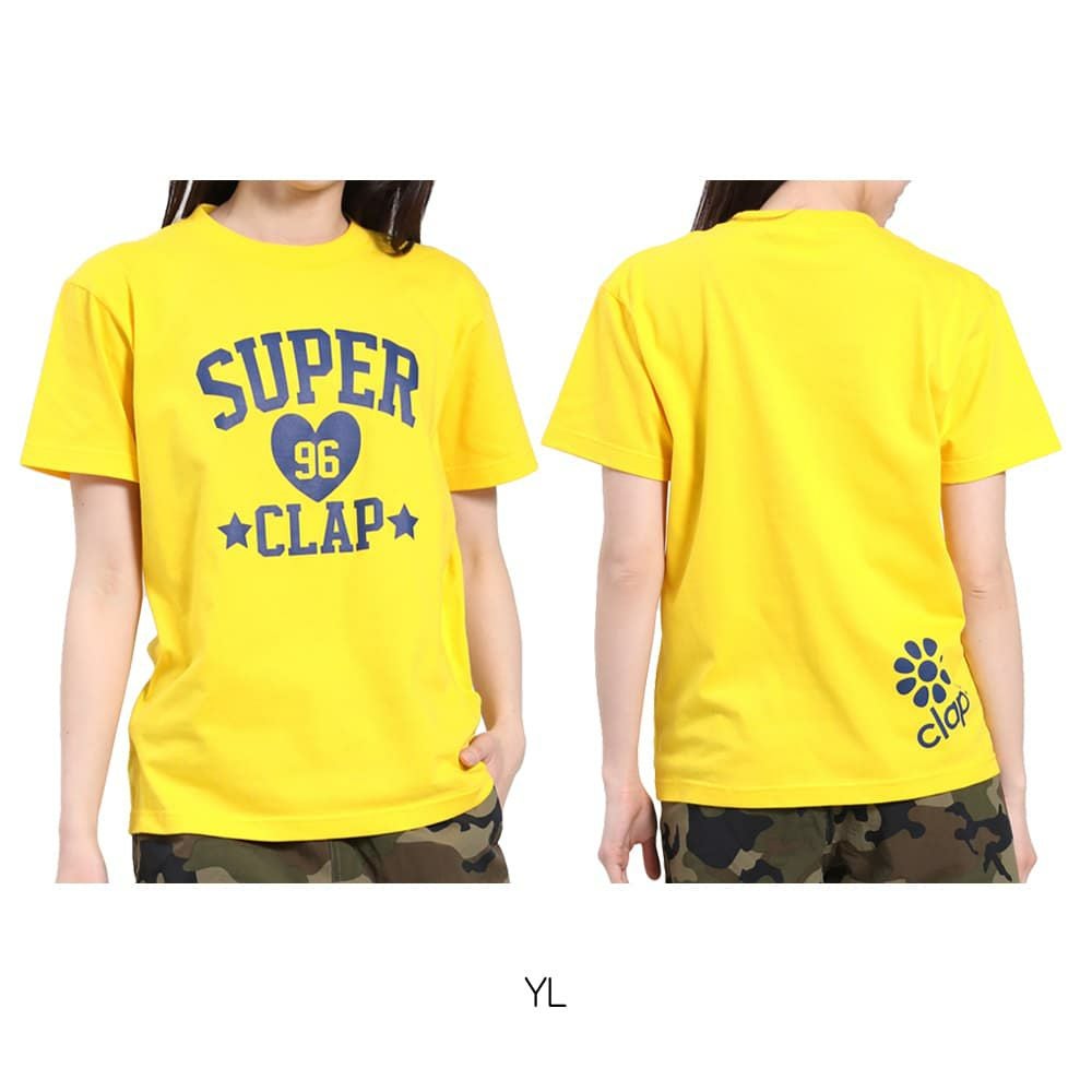 クラップCLAPスーパークラップティーレディーススポーツアパレルトレーニングフィットネス女性CTS25041