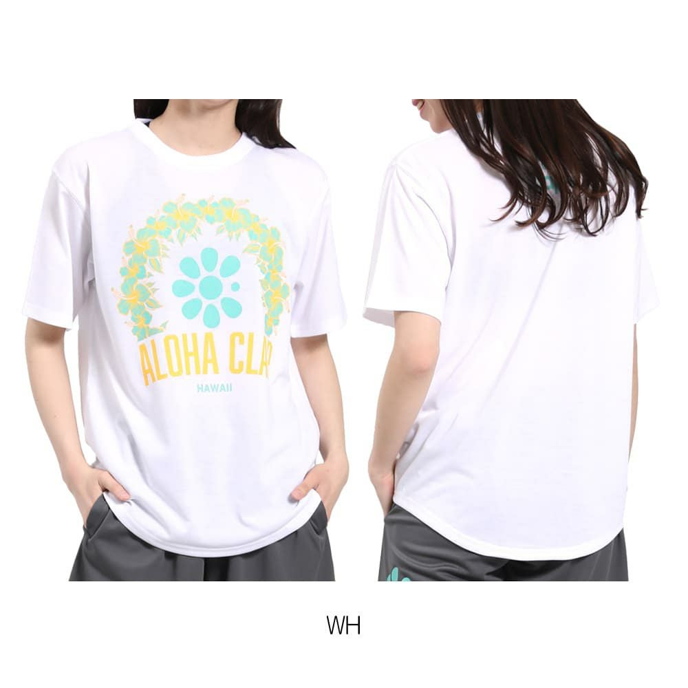 クラップCLAPアロハクラップドライコットンティーレディーススポーツアパレルトレーニングフィットネス女性CTS25042