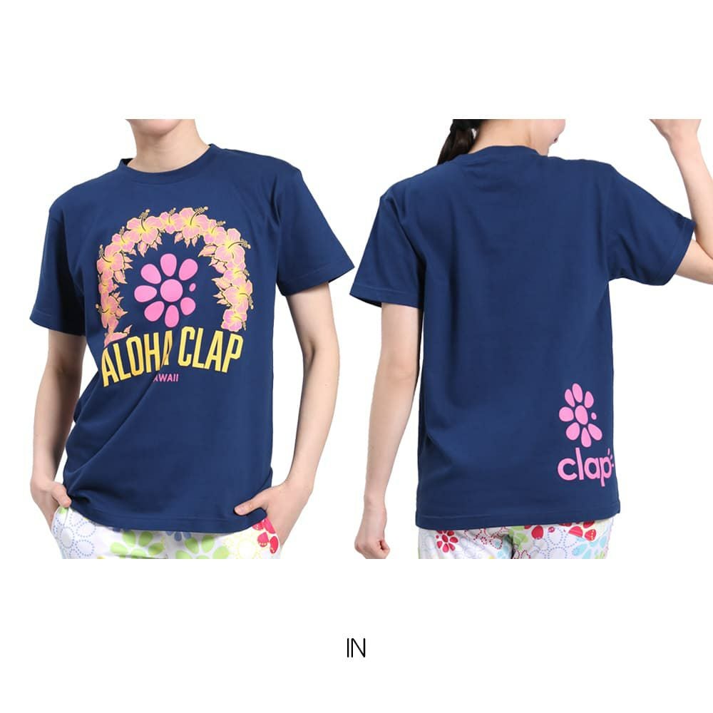 クラップCLAPアロハクラップティーレディーススポーツアパレルトレーニングフィットネス女性CTS25043