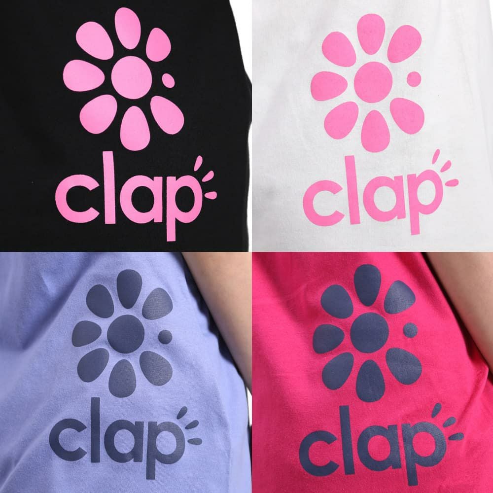 クラップCLAPロコガールティーレディーススポーツアパレルトレーニングフィットネス女性CTS25045