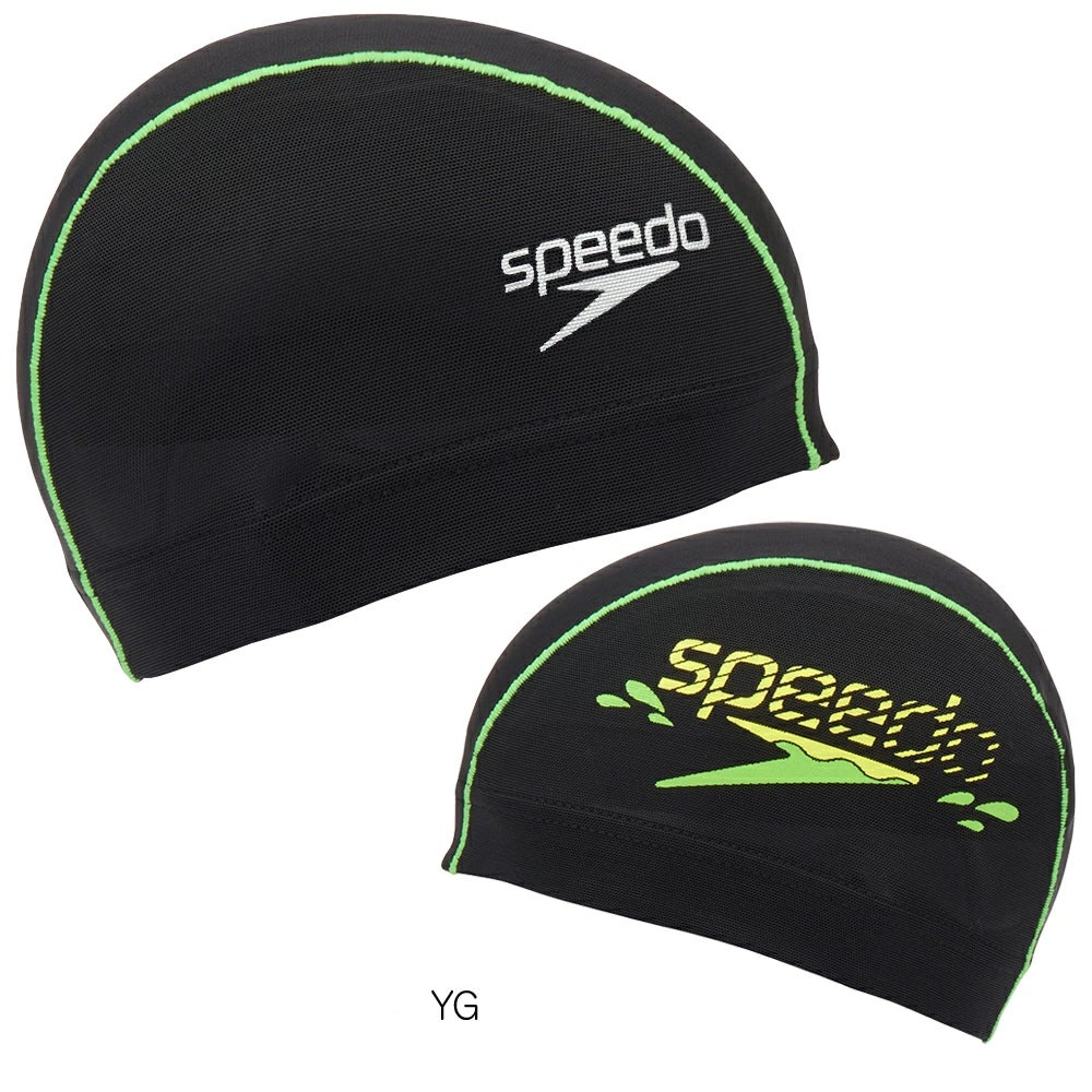 スピードSPEEDO水泳ブーンウェーブメッシュキャップスイムキャップ水泳小物SE12357