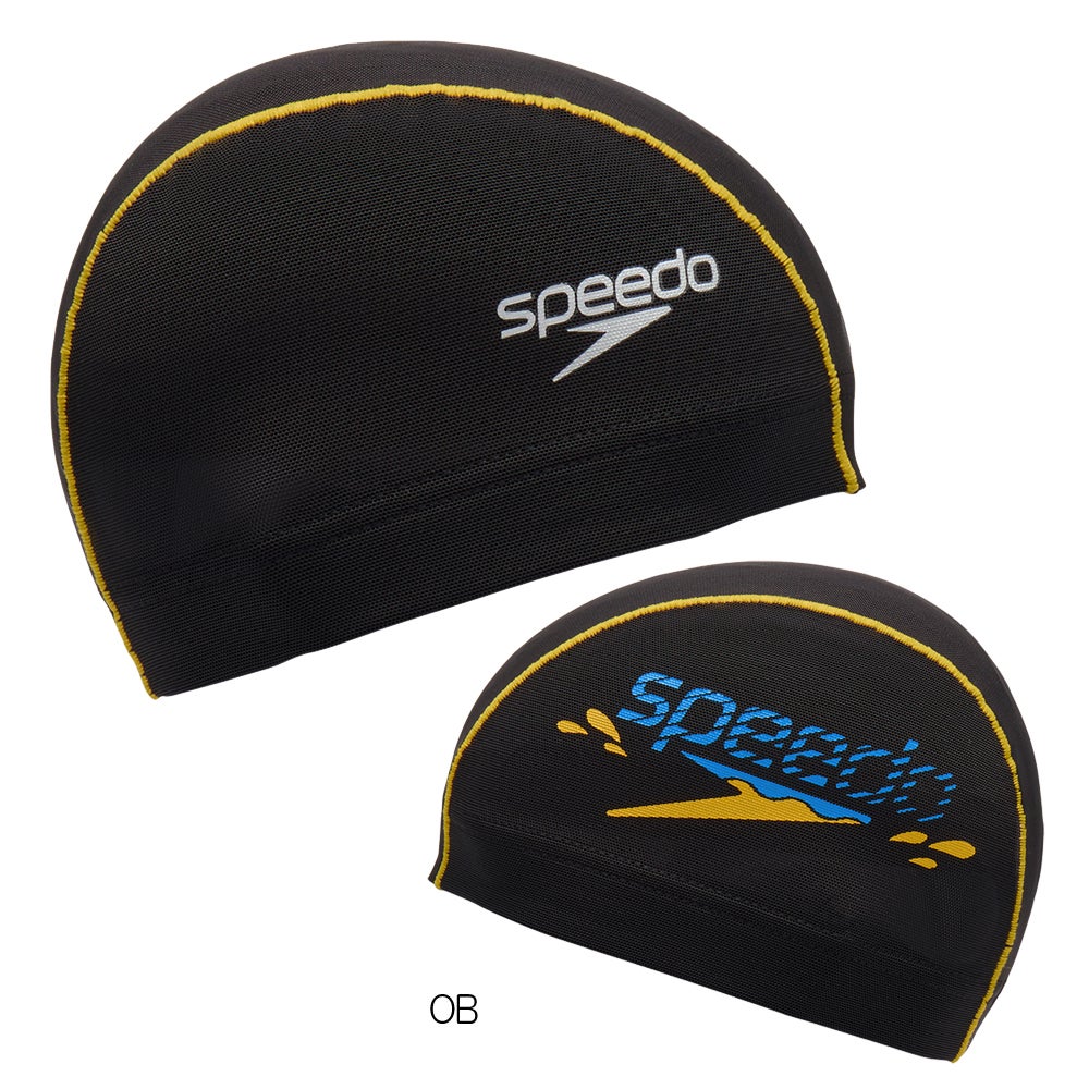 スピードSPEEDO水泳ブーンウェーブメッシュキャップスイムキャップ水泳小物SE12357