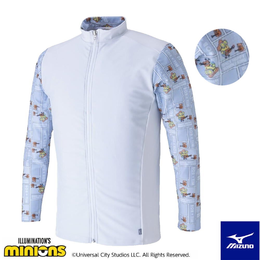 ミズノMIZUNOラッシュガードミニオンズMINIONS海水浴プール水遊び紫外線対策日焼け対策日よけ2025年春夏モデルN2JAC500