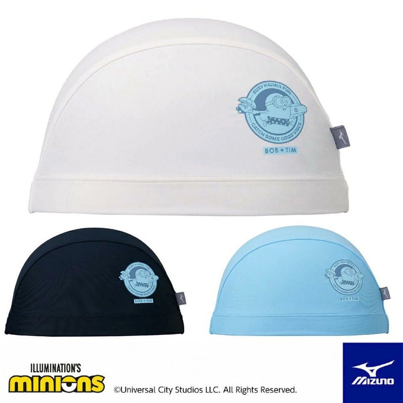 ミズノMIZUNO水泳2WAYキャップスイムキャップミニオンズMINIONS水泳小物2025年春夏モデルN2JWC522