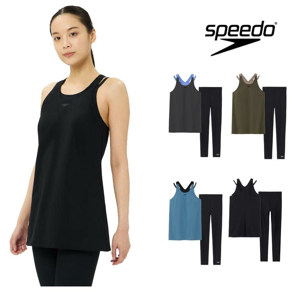 スピード SPEEDO フィットネス水着 レディース エアパロング Soft and